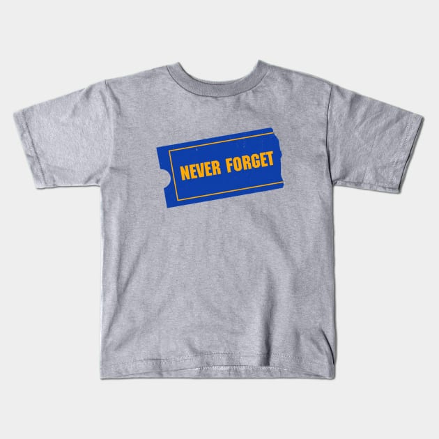 Never Forget - Blockbuster Kids T-Shirt by BodinStreet